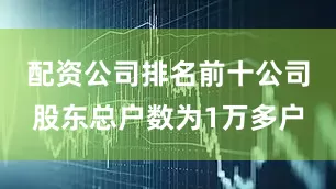 配资公司排名前十公司股东总户数为1万多户